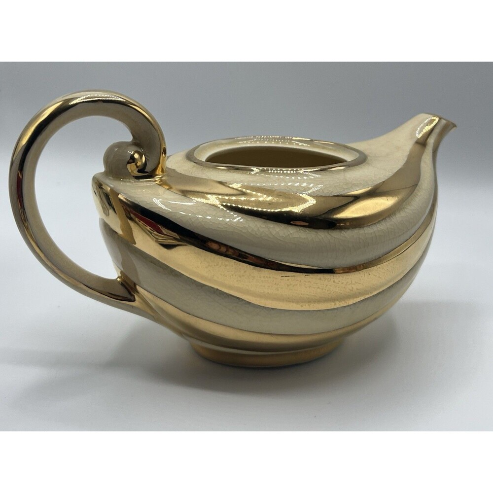 Rare/Vintage ARTHUR WOOD Gold/Beige Genie Teapot  No Lid Excellent Condition